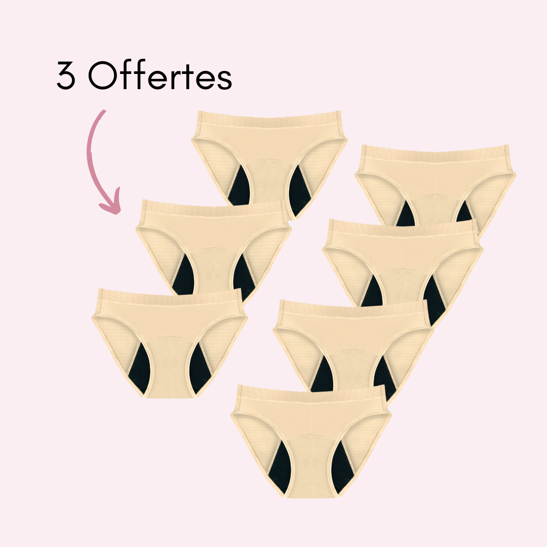 Culotte Menstruelle Rose